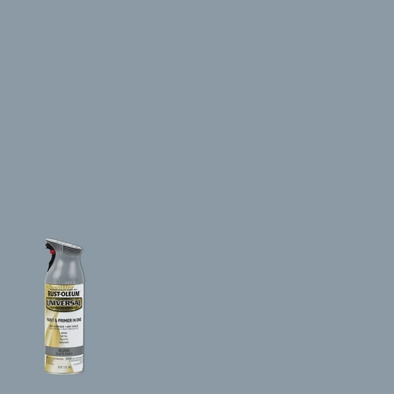 Rustoleum Universal Multi-Surface Topcoat Spray Paint, 12 oz Aerosol Can, Slate Gray