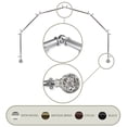 thumbnail image 1 of Ruston 13/16 inch 6-Sided Bay Window Curtain Rod 28-48" - Satin Nickel, 1 of 1