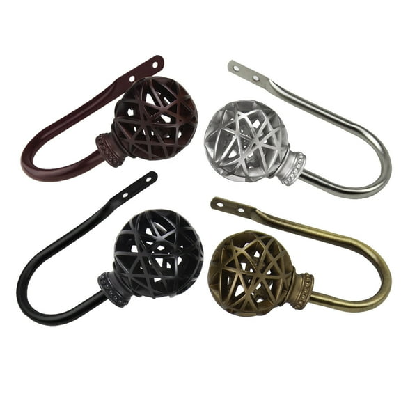 Ruston Holdback Pair - Antique Brass