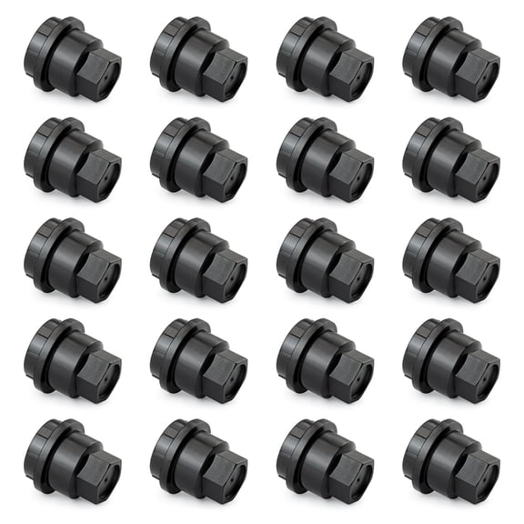 Rustproof 24mm Plastic Lugs Nut Covers Vehicle Fit Anti Dust Wheel Accessories Vehicle Hub Replacement 15661036