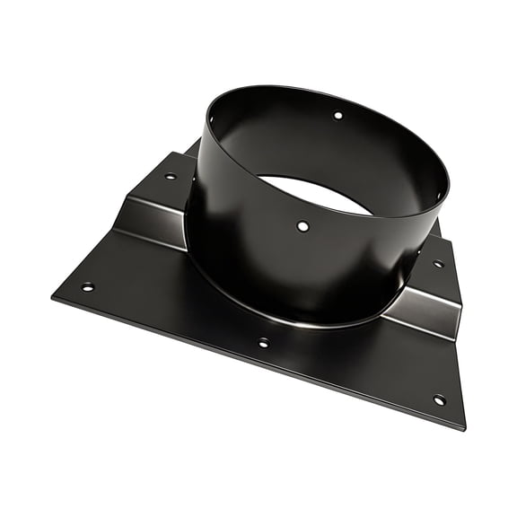 Rustproof 8Inch Roof Vent Adapter For Better Air Circulation In Storage Units