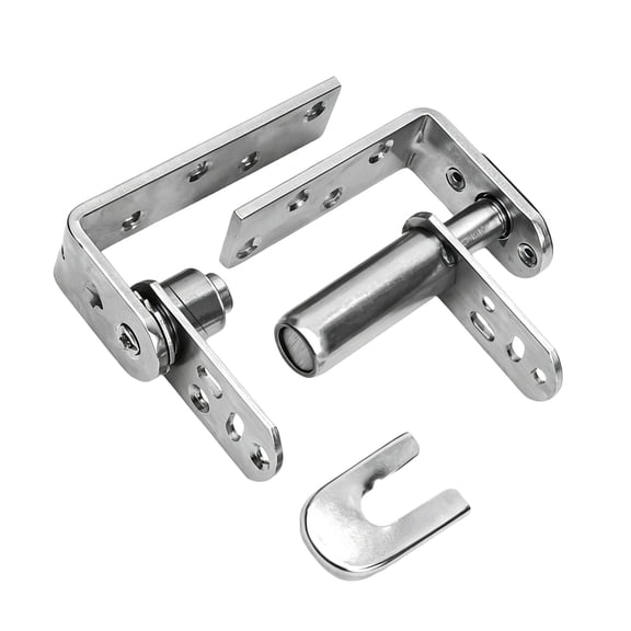 Rustproof Double Swing Action Hinge 360 Degree Rotating Shaft Stainless Steel Concealed Door Pivots Hinges Enduring