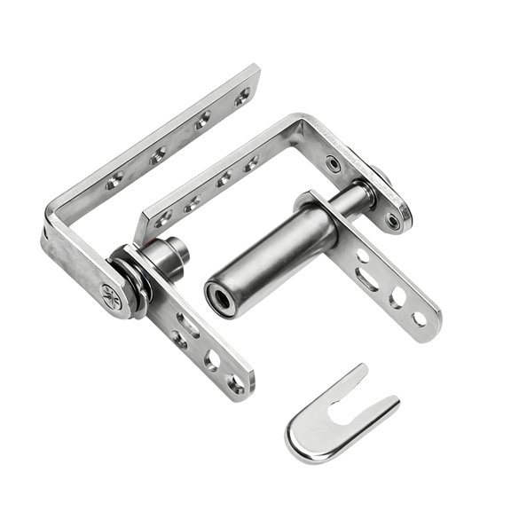 Rustproof Double Swing Action Hinge 360 Degree Rotating Shaft Stainless Steel Concealed Door Pivots Hinges Enduring