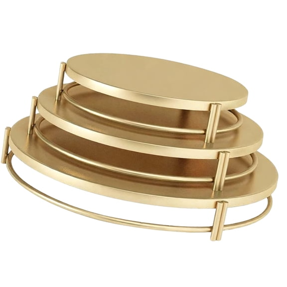 Rustproof Elegant Dessert Serving Stands Decorative Cakes Platters Set 3 Layer for Wedding Party Table Decors