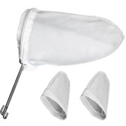 Rustproof Metal Filter Basket & Fine Net Strainers for Bubble Teas, Coffee Blends - Easy Cleans Kitchen Essentials
