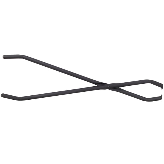 Rustproof Metal Firewood Tool for Fire Pit: 40 Inch Fire Tongs Log Grabber, Safely Moves Large Logs for Outdoor Bonfire & Campfire, Steel Construction
