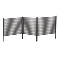 thumbnail image 1 of Rustproof Metal Garden Fence, 3 Panels 47in H x 9ft L – Decorative Outdoor Privacy Screen & Animal Barrier, No-Dig Fencing for Rabbits, Dogs, Flower Beds, Patio, Backyard, 1 of 8