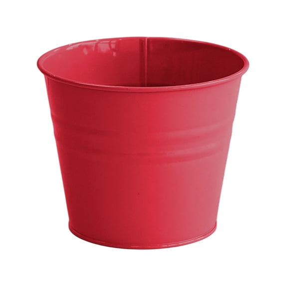 Rustproof Metal Pot with Holes Decorative Container for Indoor Outdoor Garden Herb Succulent Display