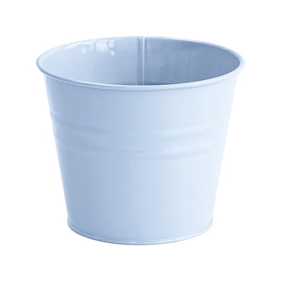 Rustproof Metal Pot with Holes Decorative Container for Indoor Outdoor Garden Herb Succulent Display