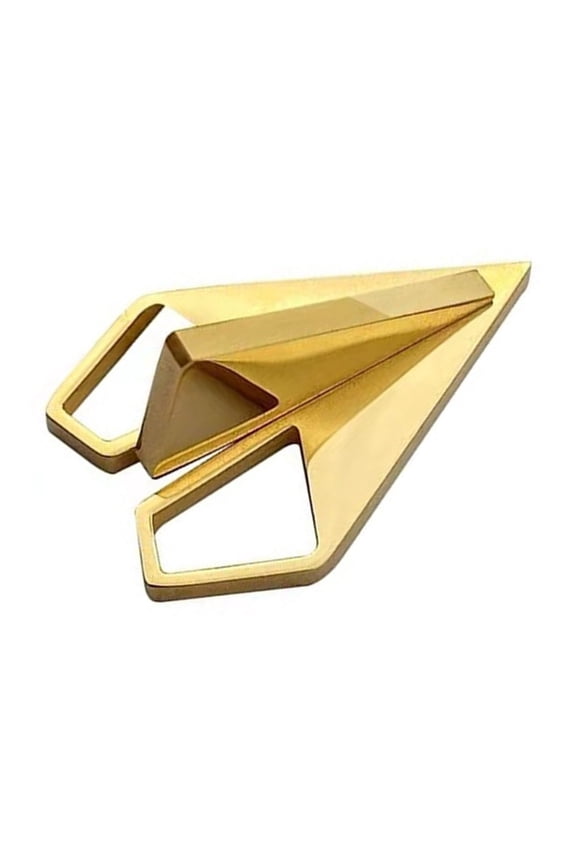 Rustproof Paper Aircraft Pin Elegant Brooch Metal Paper Plane Badge for Business Meeting Suit and Formal Occasion