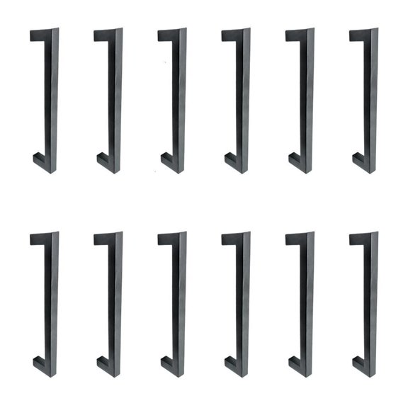 Rustproof Square Matte Drawer Pulls Sturdy Stainless Steel Material Smooth Surfaces Easy Cleaning Cabinets Hardware