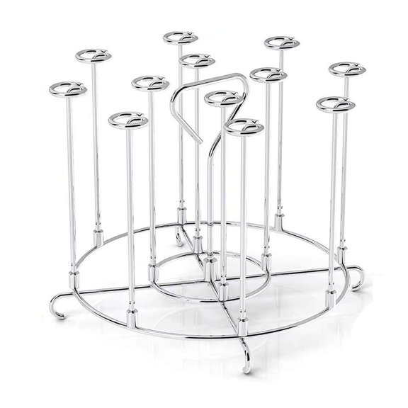 Rustproof Stainless Steel Vertical Air Fryer Skewer Rack Even Heating Easy Clean Kabob Stand Multifunctional BBQ Kitchen Accessory