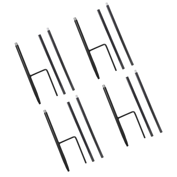 Rustproof Tall Metal Garden Hook Stakes Stand For Outdoor Plant Stand Bracket Support Bird Feeder Poles