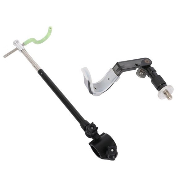 Rustproofed Fishing Rod Stabilizers Brackets Nonslip Base Angling Rod Corner Brackets for Carrying