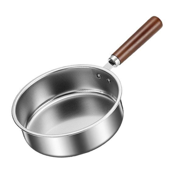 Rusts Proof 304 Nonrust Steel Frying Pan Corrosions Resistant Handle Sturdy Design Suitable for Daily Cooking Tasks