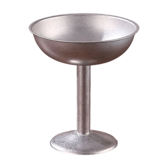 Rusts Resistant 304 Nonrust Steel High Footed Cups For Elegant Dessert Presentation Sturdy Kitchenwares Easy To Cleaning