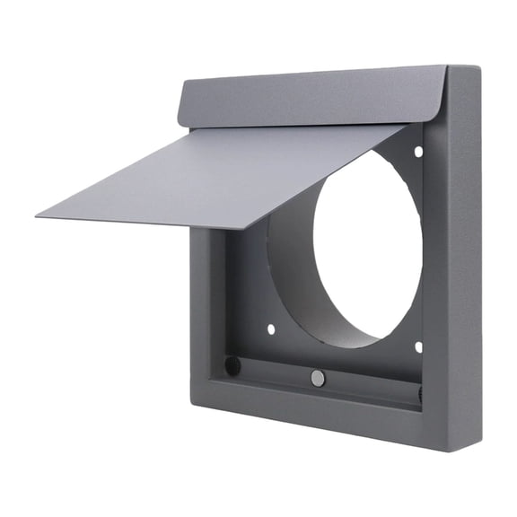 Rusts Resistant 4Inch Dryer Ventilation Cover Outdoor Wall Mount Vents Cap