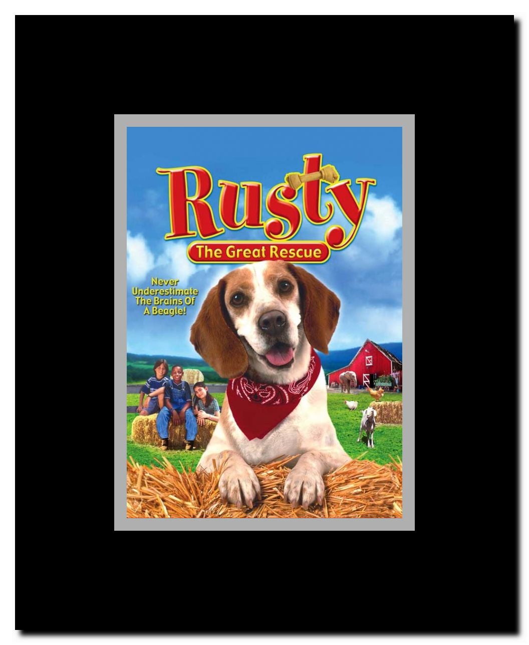 Rusty: A Dog's Tale Framed Movie Poster