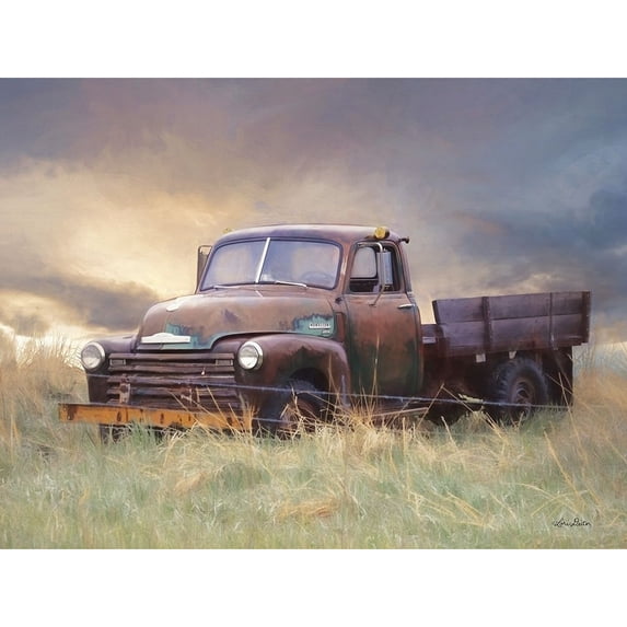 Rusty Chevy Poster Print by Lori Deiter LD2061