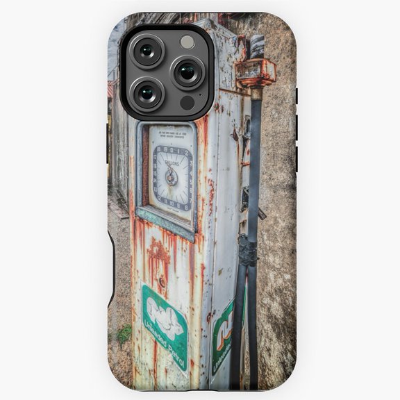 Rusty Gas Pump Vintage Petroliana Phone Case for iPhone 16 15 14 13 12 11 Pro Max