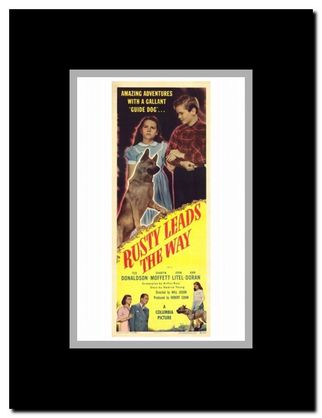 Rusty Leads the Way Framed Movie Poster