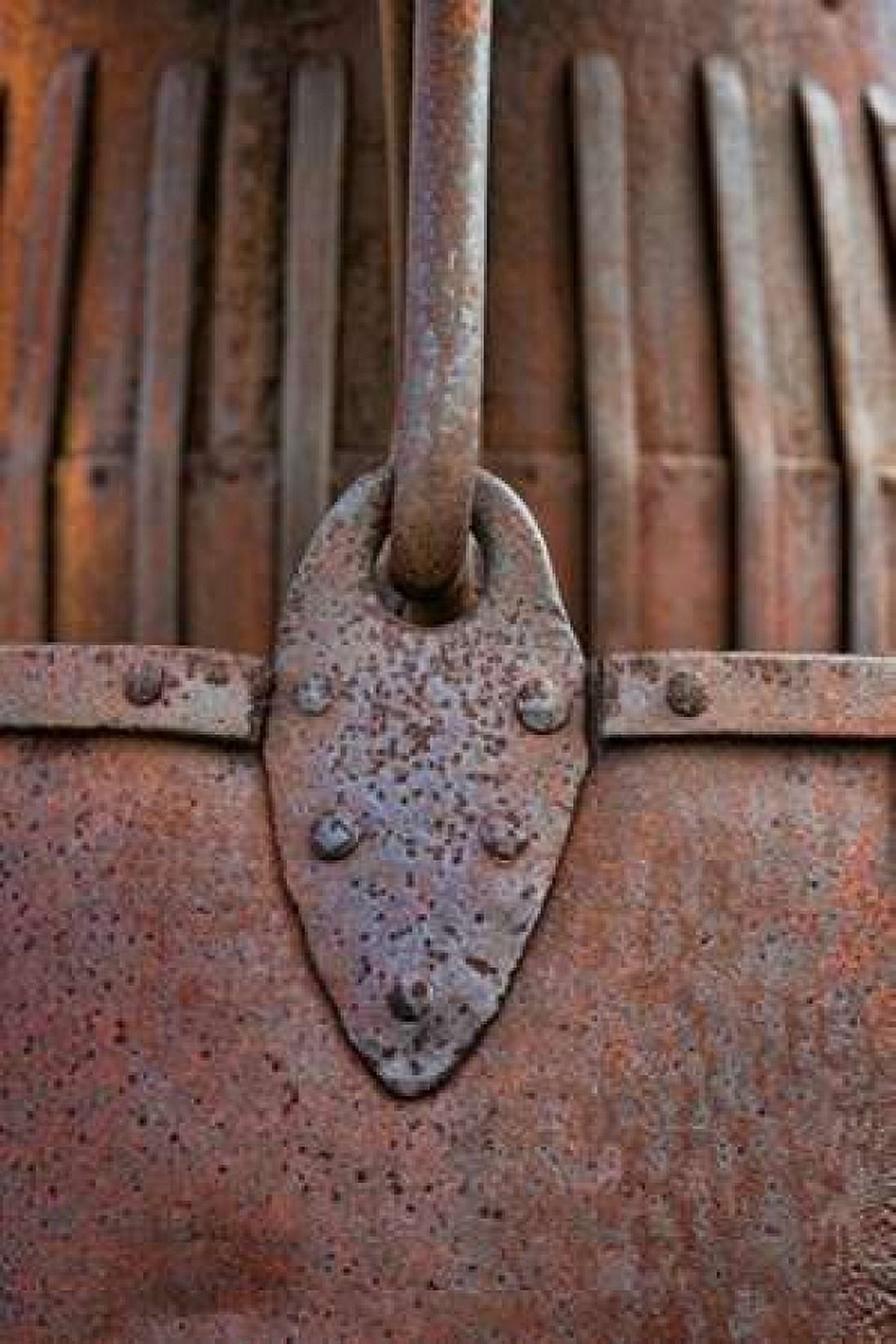 Rusty Metal II Canvas Art - Kathy Mahan (24 x 36)