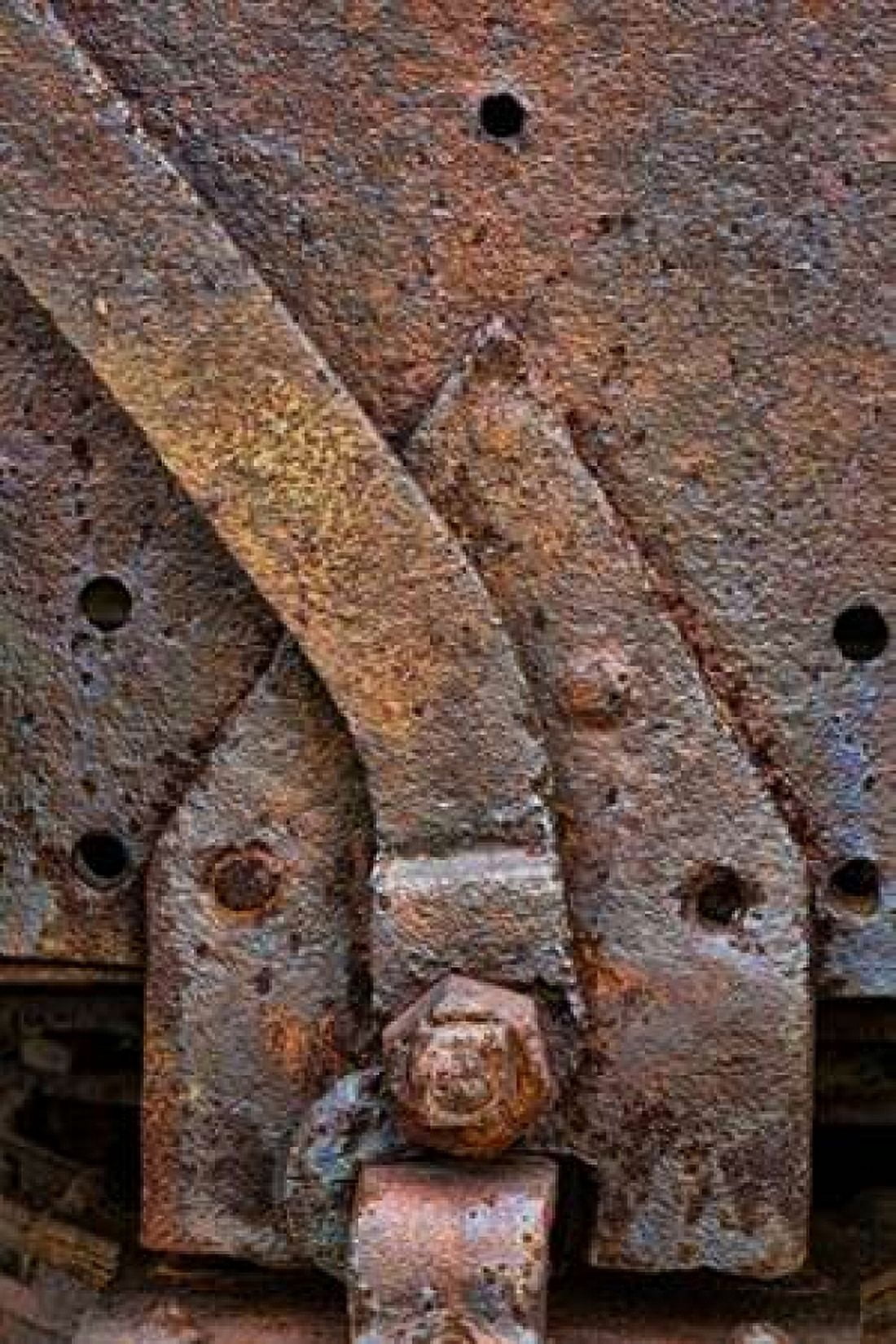 Rusty Metal IV Canvas Art - Kathy Mahan (12 x 18)