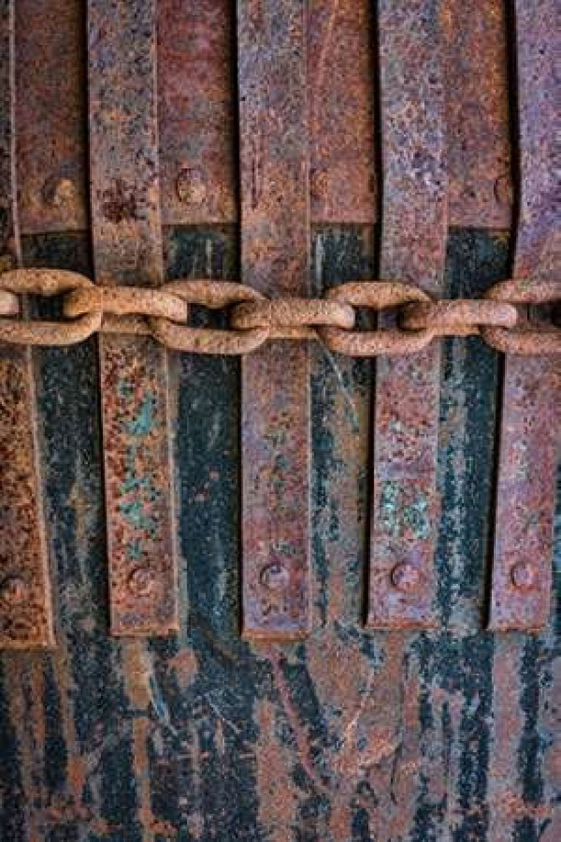 Rusty Metal VI Canvas Art - Kathy Mahan (12 x 18)