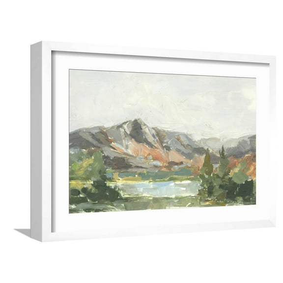 Art.com Rusty Mountains I Art Print by Ethan Harper, White Frame Wall Art, 23" x 17"