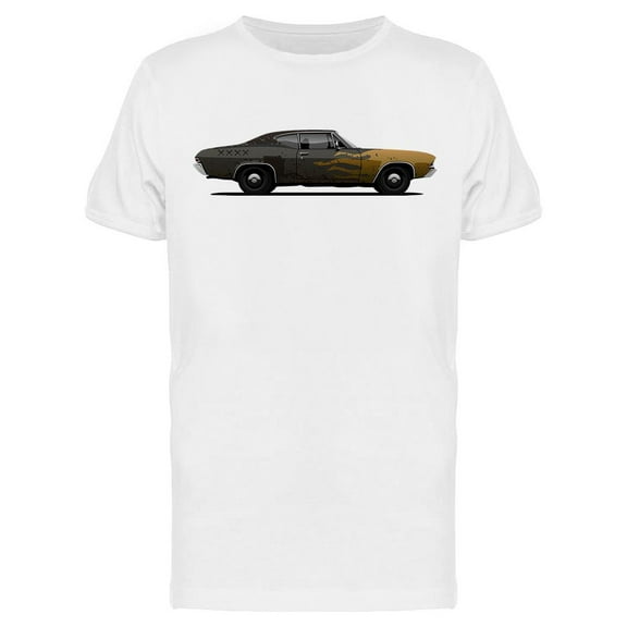Rusty Muscle Car T-Shirt Men -Image by Shutterstock, Male 3X-Large