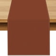 thumbnail image 1 of Rusty Orange Table Runner Seasonal Fall Thanksgiving Birthday Party Decoration Burnt Orange Banquets Restaurant Home Dining Kitchen Island Decor (Terracotta, 13.8" x 71"), 1 of 6