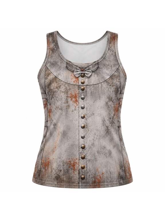 Rusty Reliable Tin Man Costume All Over Womens Work Out Tank Top