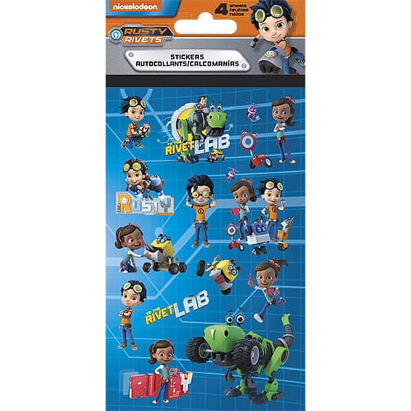 Rusty Rivets Standard Sticker - 4 sheet