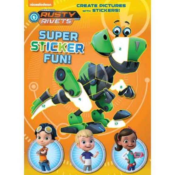 Pre-Owned Rusty Rivets Super Sticker Fun! (Rusty Rivets) (Paperback) 1524772437 9781524772437