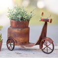 thumbnail image 1 of Rusty Scooter Planter, 1 of 1