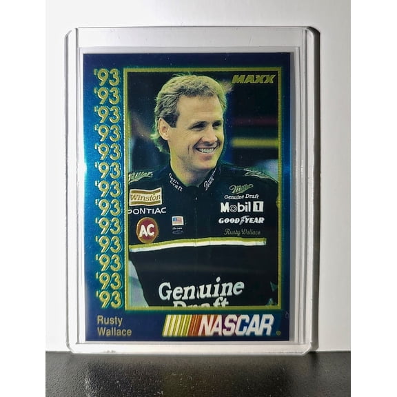 Rusty Wallace 1993 Maxx Premier Plus Racing #2 NASCAR Card Penske Racing South