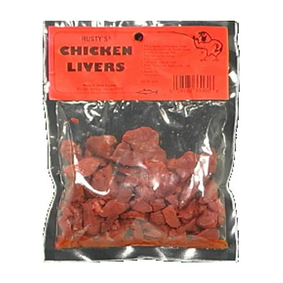 Rusty's Chicken Livers Fish Bait, 4 oz.