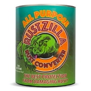 Rustzilla Rust Converter and Rust Remover All Purpose Professional Strength For All Metals Including Stainless Steel and Cast Iron, 32 OZ