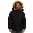 thumbnail image 1 of Rutainlusire Mens Trendy Warm Fleece Lined Hooded Puffer Jackets Parka Jackets 2025 Fall Winter Men's Winter Thickened Plus Size Padded Windproof Warm Padded Coat, 1 of 5