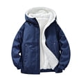 thumbnail image 1 of Rutainlusire Mens Trendy Warm Thick Fleece Lined Windproof Jackets 2026 Men's Solid Color Outdoor Climb Sport Run Pocket Zipper Long Sleeved Jackets, 1 of 5
