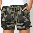 thumbnail image 1 of Brilliant Women's Shorts Womens Clothes Plus Size Womens Drawstring Casual Elastic Waist Pocket Loose Solid Shorts Pants clearance clothes under $10.00, 1 of 4