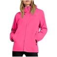 thumbnail image 1 of Rutainlusire Womens Outdoor Jacket Ladies' Spring And Winter Waterproof Hooded Pocket Zipper Jacket Outdoor Mountaineering Clothing Sports Jacket, 1 of 4