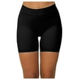thumbnail image 1 of Rutainlusire Womens Shorts Women's Solid Back Waist Deep V-shaped Sports Fitness Running Yoga Shorts, 1 of 5