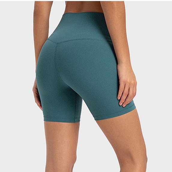 Rutainlusire Womens Shorts Womens Stretch Yoga Leggings Fitness Running Shorts Gym Sports Full Length Active Pants