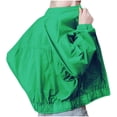 thumbnail image 1 of Rutainlusire Womens UV Sun Protection Hoodies Jacket Women's Solid Color Sunscreen Suit With Pocket Zipper Long Sleeved Hoodedless Casual Fashion Outwear, 1 of 5
