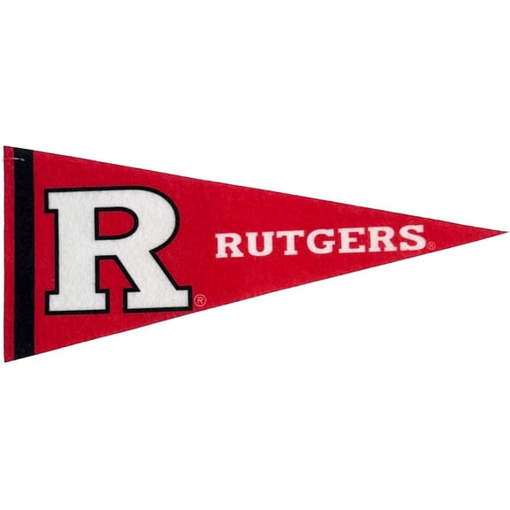 Rutgers Mini Pennant - Size: 4" x 9" - Officially Licensed - 1 Pennant Per Pack
