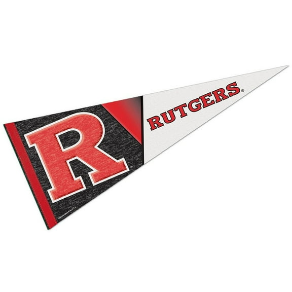 Rutgers Scarlet Knights Pennant 12x30 Premium Style