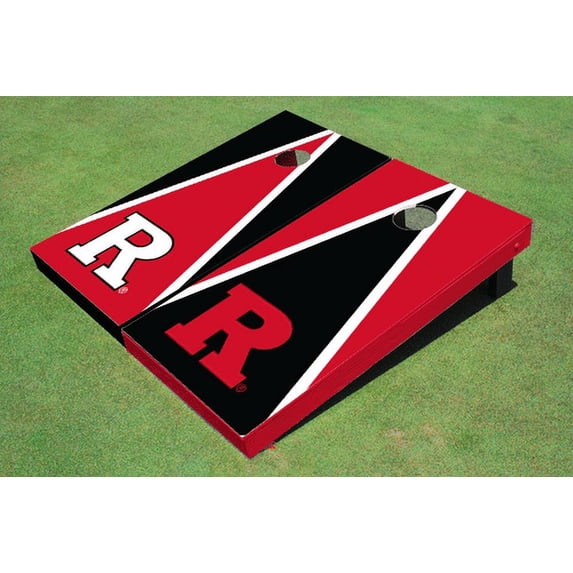 Rutgers University Alternating Triangle Cornhole Boards