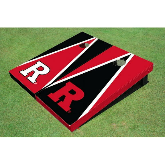 Rutgers University Alternating Triangle Cornhole Boards