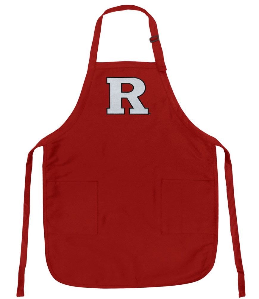 Rutgers University Apron Grilling Barbecue Kitchen Tailgating OFFICIAL RU Mens Aprons or Womens Aprons Famous Broad Bay Quality